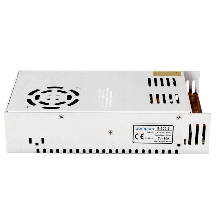 SOMPOM S-300-5 300W 5V 60A Driver di commutazione LED Striscia luminosa Display Schermo Illuminazione Monitor Alimentatore, 300W 5V/60A