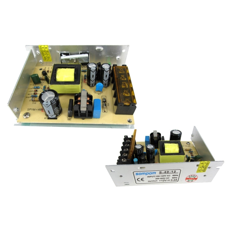 SOMPOM S-25-5 25W 5V 5A Driver di commutazione LED Striscia luminosa Display Schermo Illuminazione Monitor Alimentatore, 25W 5V/5A
