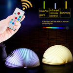Luce notturna semicircolare creativa portatile con ricarica USB con telecomando, Semicircle (Blue), Semicircle (Brown)