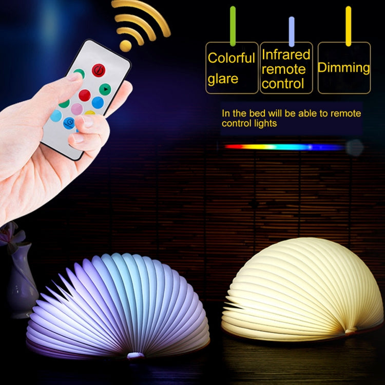 Luce notturna semicircolare creativa portatile con ricarica USB con telecomando, Semicircle (Blue), Semicircle (Brown)