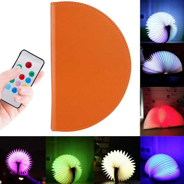 Luce notturna semicircolare creativa portatile con ricarica USB con telecomando, Semicircle (Blue), Semicircle (Brown)
