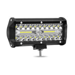 Lampada a striscia LED da 7 pollici 30W 3000LM 6000K funzionante Refit Luce di striscia per tetto fuoristrada, 7 inch 120W