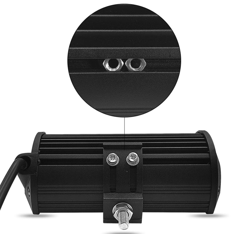 Lampada a striscia LED da 7 pollici 30W 3000LM 6000K funzionante Refit Luce di striscia per tetto fuoristrada, 7 inch 120W