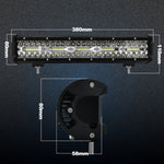 Striscia LED da 15 pollici 75W 7500LM 6000K Refit funzionante Lampada per fuoristrada Lampada da tetto per tetto, 15 inch 75W