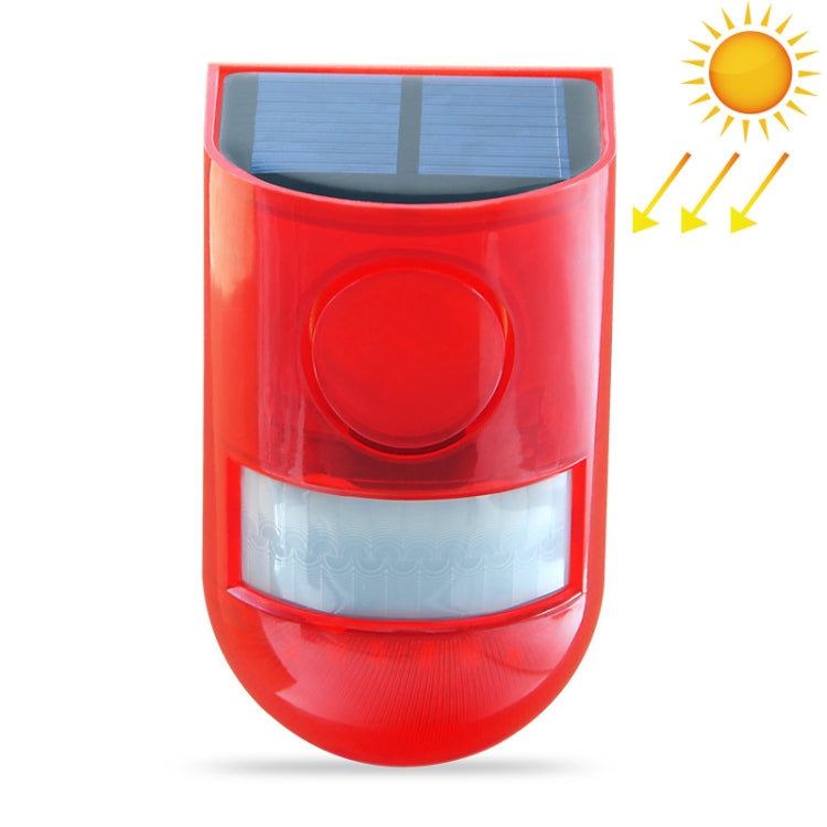 Allarme solare antifurto IP65 110 dB con luce rossa