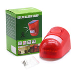 Allarme solare antifurto IP65 110 dB con luce rossa