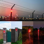 Allarme solare antifurto IP65 110 dB con luce rossa