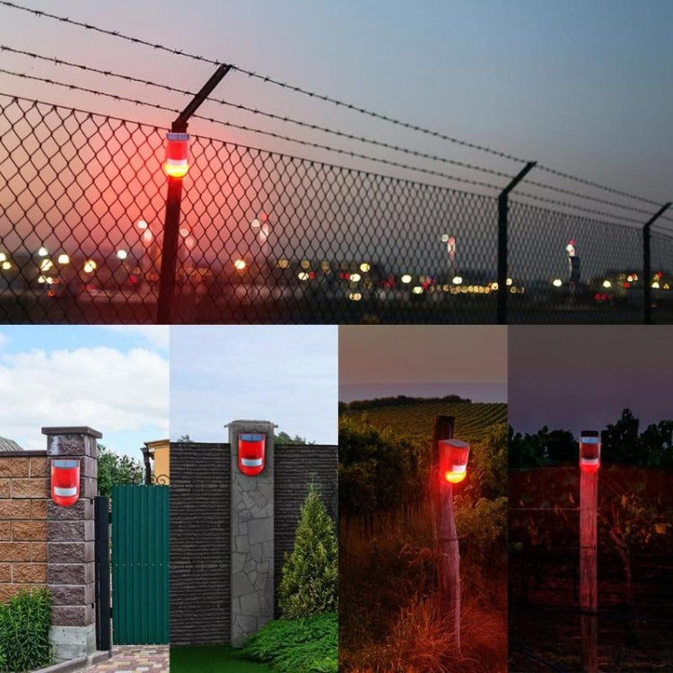 Allarme solare antifurto IP65 110 dB con luce rossa