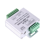 Controller LED con guscio in alluminio con amplificatore RGBW, DC 12-24V