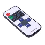 Mini controller LED monocolore con telecomando RF a 11 tasti, CC 5-24 V (bianco)