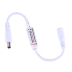 Mini controller LED monocolore con telecomando RF a 11 tasti, CC 5-24 V (bianco)