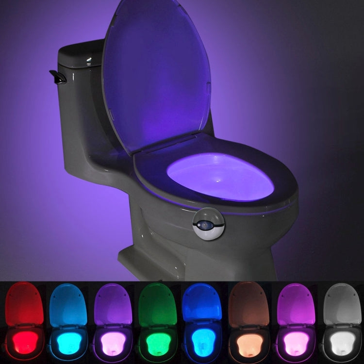 Rilevatore per sedile del bagno del WC domestico, luce multimodale a 7 colori