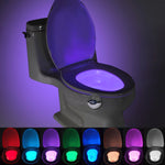 Rilevatore per sedile del bagno del WC domestico, luce multimodale a 7 colori