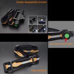 Faro LED per esterni con ricarica USB da 1200 LM e messa a fuoco rotante, D20