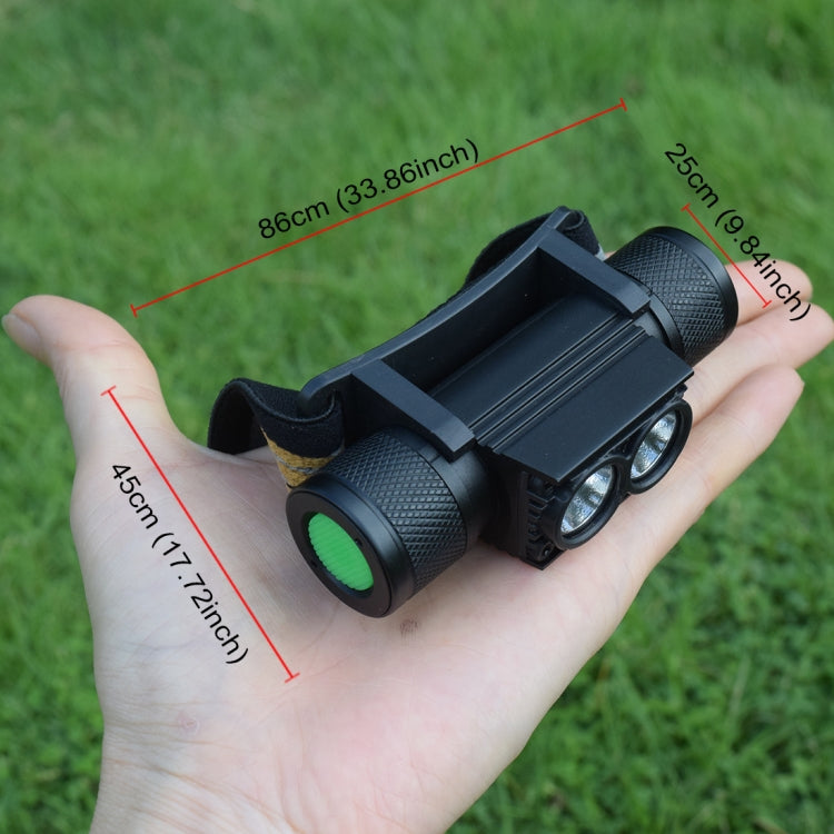 Faro LED per esterni regolabile con ricarica USB da 2400 LM