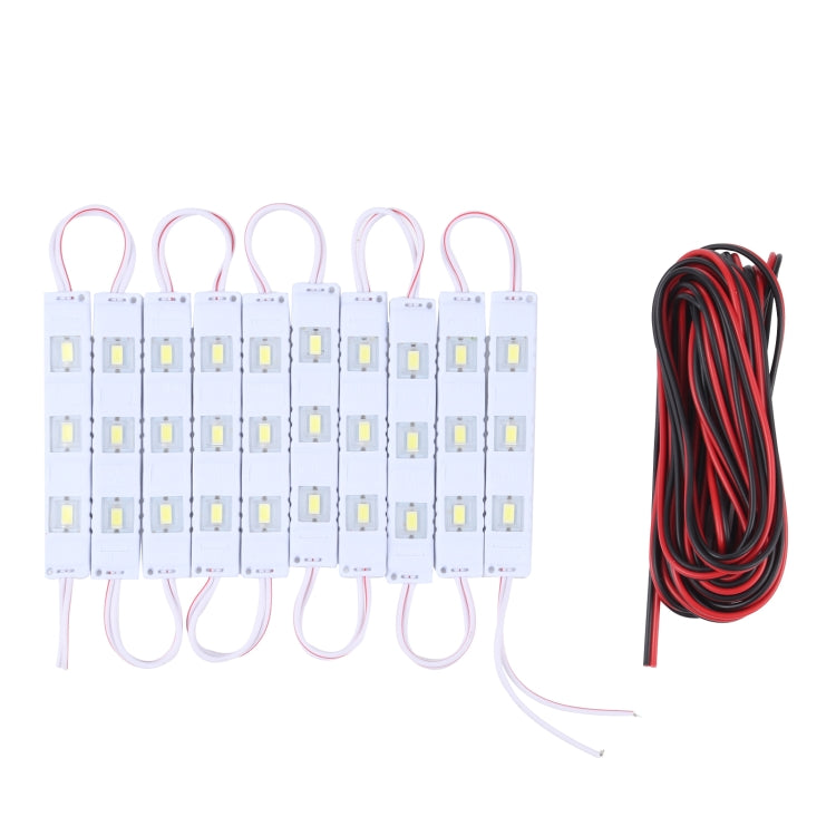 30 LED 5630 Moduli LED SMD Luce decorativa impermeabile a luce bianca, lunghezza cavo 5 m, DC 12V, 30LEDs 5630 SMD