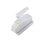 Lampada con sensore LED con cerniera interna universale da 0,3 W, armadio, 3 LED, luce notturna, accensione/spegnimento automatico, 1 PCS White Light, 1 PCS Warm White