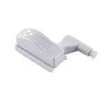 10 pezzi 0,3 W cerniera interna universale LED lampada sensore armadio 3 LED luce notturna lampadina ON / OFF automatica, 10 PCS White Light, 10 PCS Warm White