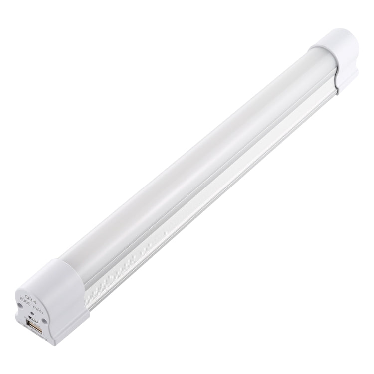 Q34 Striscia LED USB bianca + rossa da 34 cm portatile 5 V 650 mA 5500-6500 K con interruttore, 34cm
