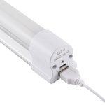 Q34 Striscia LED USB bianca + rossa da 34 cm portatile 5 V 650 mA 5500-6500 K con interruttore, 34cm