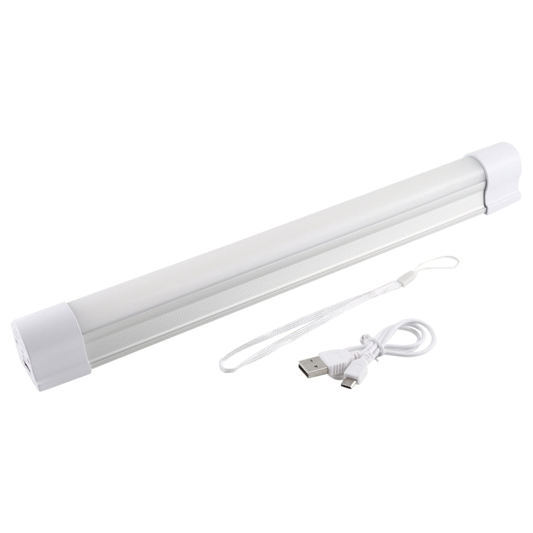 Q34 Striscia LED USB bianca + rossa da 34 cm portatile 5 V 650 mA 5500-6500 K con interruttore, 34cm
