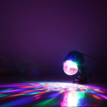 Lampada LED da palco rotante colorata USB da 3 W