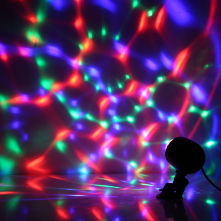 Lampada LED da palco rotante colorata USB da 3 W