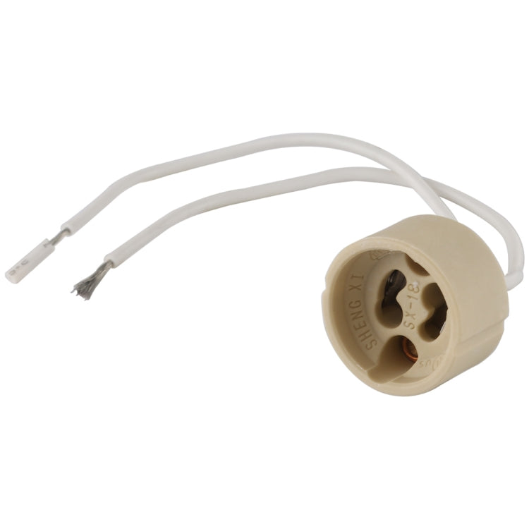 Connettore cavo adattatore base portalampada in ceramica GU10, lunghezza cavo: 12 cm, GU10