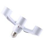 Adattatore per portalampada standard E27 da 1 a 6. Convertitore base per lampadine a LED, 1 to 6