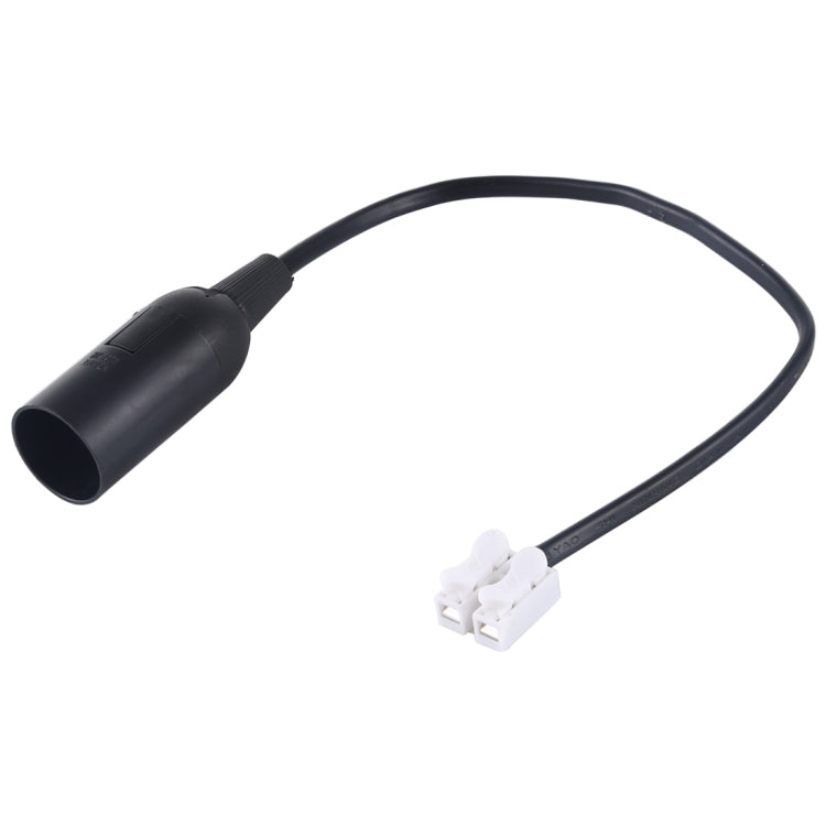 Supporto base portalampada E14 con cavo elettrico, lunghezza cavo: 28 cm, E14