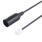 Supporto base portalampada E14 con cavo elettrico, lunghezza cavo: 28 cm, E14