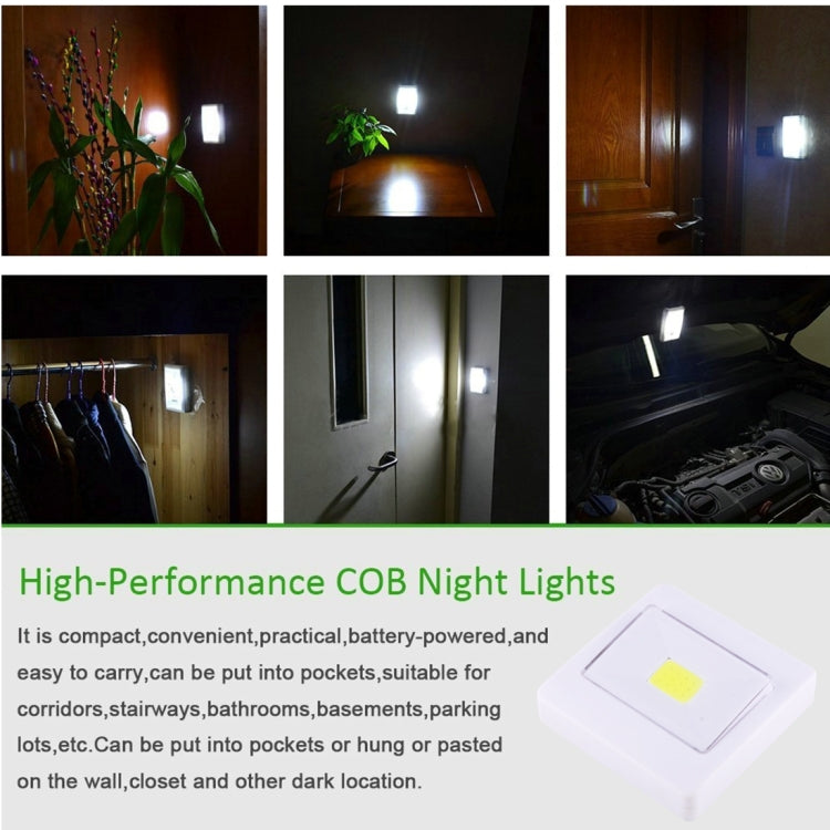 Cambia la lampada della luce notturna, COB Rectangle