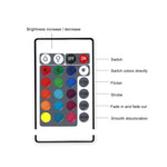 DC01 Crack Base Bicicletta Luce notturna decorativa a LED colorata creativa 3D, versione con telecomando, Remote Control Version