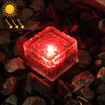 Lampada solare da giardino LED in vetro temperato IP68