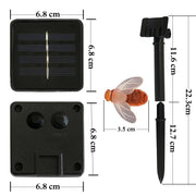 Lampada da fata solare 6,5 m 30 LED bianco caldo