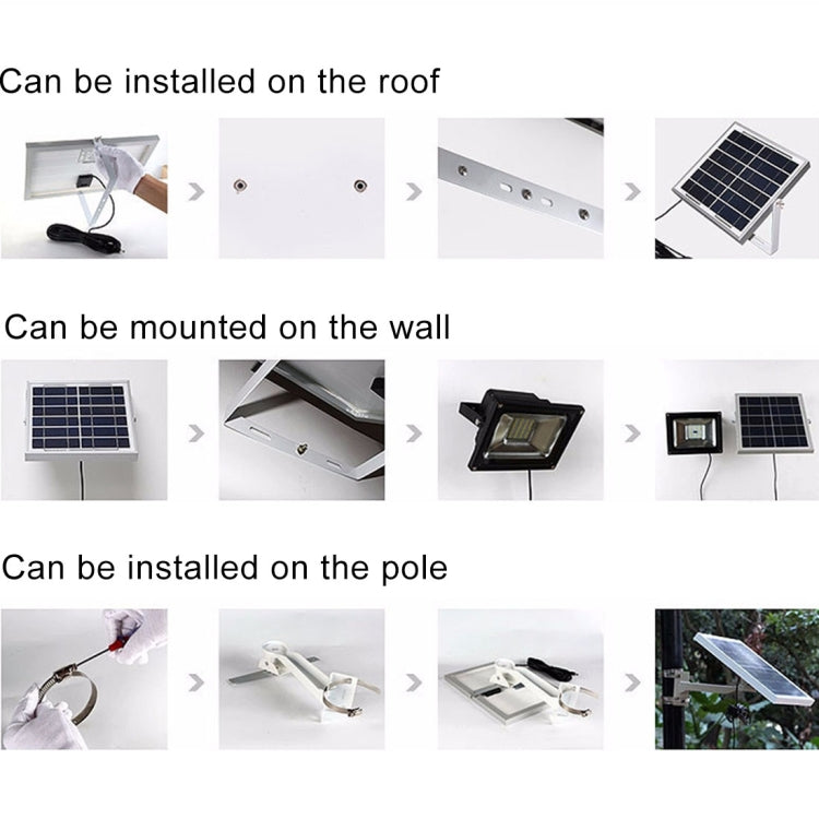 Luce di inondazione solare 30W 170 LED IP67 con telecomando