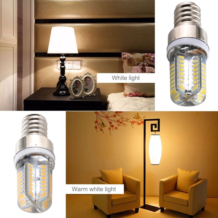 Luce a mais LED dimmerabile E12 SMD 3014 64 LED, CA 220 V, E12