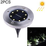 Lampada da incasso a terra LED 8 LEDs luce bianca e calda