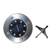 Lampada da incasso a terra LED 8 LEDs luce bianca e calda