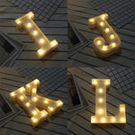 Luce natalizia a LED a sospensione bianca calda alimentata a batteria a secco, A, N, B, O, C, P, D, Q, E, R, F, S, G, T, H, U, I, V, J, W, K, X, L, Y, M, Z