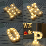 Luce natalizia a LED a sospensione bianca calda alimentata a batteria a secco, A, N, B, O, C, P, D, Q, E, R, F, S, G, T, H, U, I, V, J, W, K, X, L, Y, M, Z