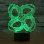 Lampada da scrivania a 7 colori con luce notturna