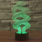Lampada da scrivania a 7 colori con luce notturna Spiral Style