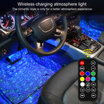 D88-S LED Smart Sensor Wireless Car USB ricaricabile Gypsophila Musica Atmosfera Luce, D88-S