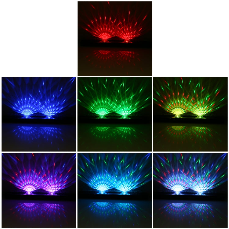 D88-S LED Smart Sensor Wireless Car USB ricaricabile Gypsophila Musica Atmosfera Luce, D88-S