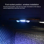 D88-S LED Smart Sensor Wireless Car USB ricaricabile Gypsophila Musica Atmosfera Luce, D88-S
