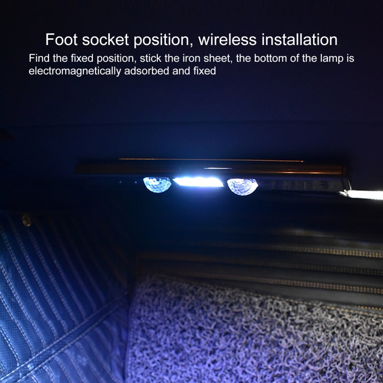 D88-S LED Smart Sensor Wireless Car USB ricaricabile Gypsophila Musica Atmosfera Luce, D88-S