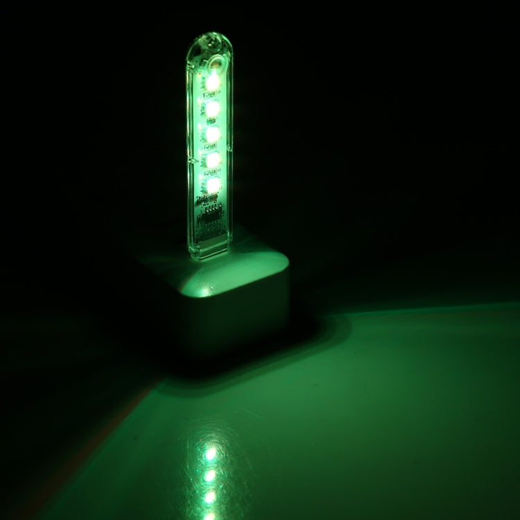 Piccola luce notturna portatile a LED USB colorata da 5 V a 5 LED con interruttore