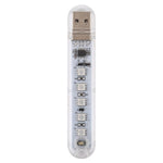 Piccola luce notturna portatile a LED USB colorata da 5 V a 5 LED con interruttore