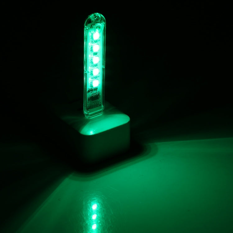 Piccola luce notturna portatile a LED USB colorata da 5 V a 5 LED con interruttore